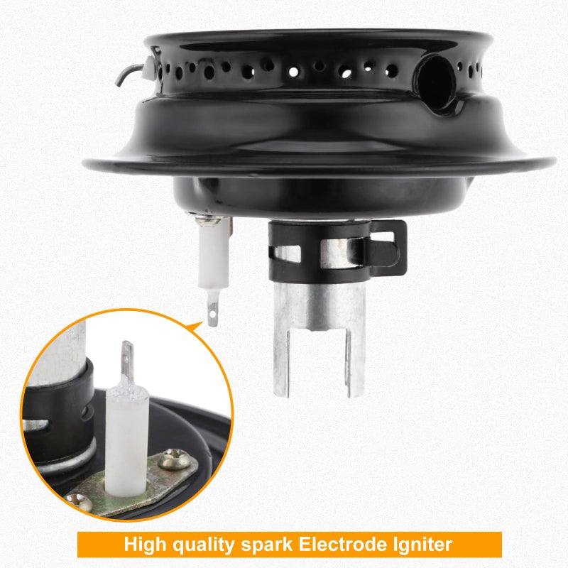 DRELD 3412D024-09 Gas Range Sealed Burner Head with Igniter, Replace 12500050 3412D018-09 74003963, Replacement for Magic Chef, Maytag, Whirlpool, Kitchen Aid, Kenmore (Pack of 4) - Image 4